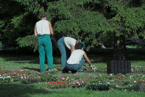 Final safety review for a landscaping project in Hayes