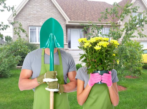 Site safety controls used during landscaping operations