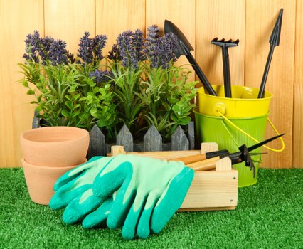 Waste removal and site clearance during landscaping services
